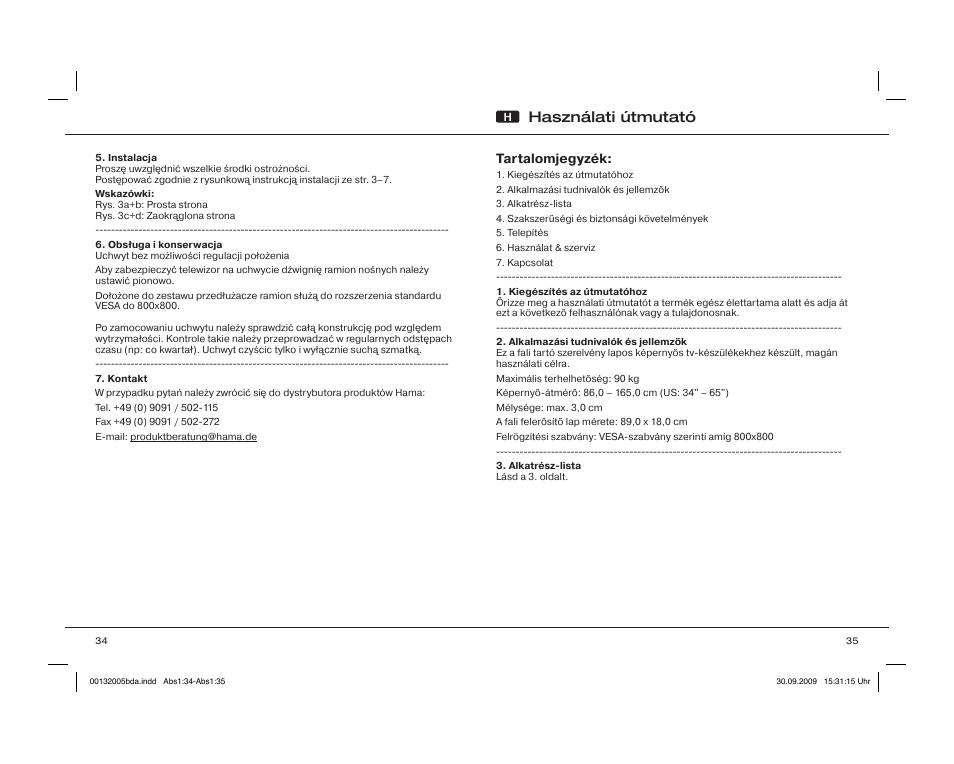Használati útmutató | Hama WAB065 User Manual | Page 18 / 30