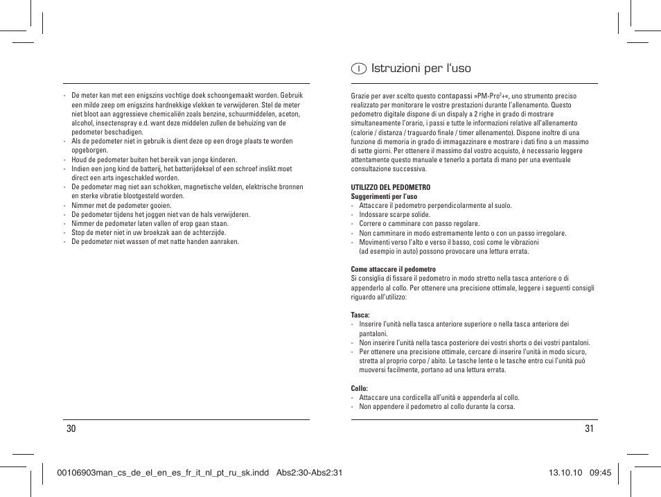 I istruzioni per l‘uso | Hama PM-Pro User Manual | Page 16 / 36