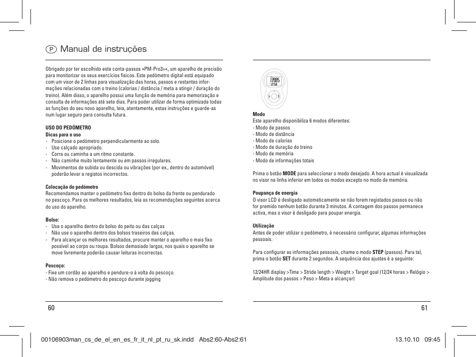 P manual de instruções | Hama PM-Pro User Manual | Page 31 / 36