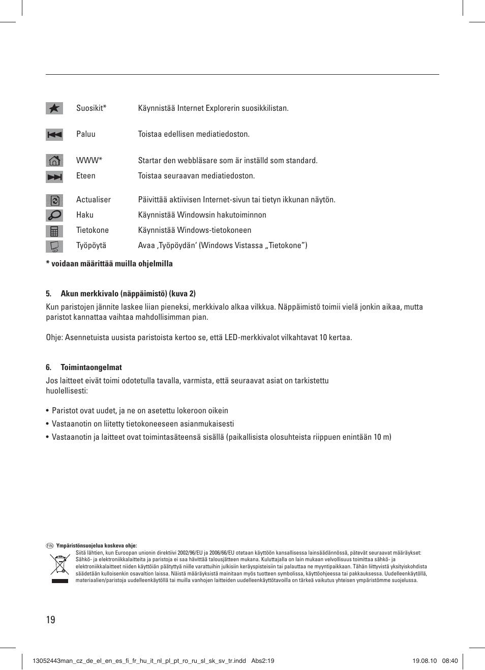 Hama RF 3000 User Manual | Page 22 / 38