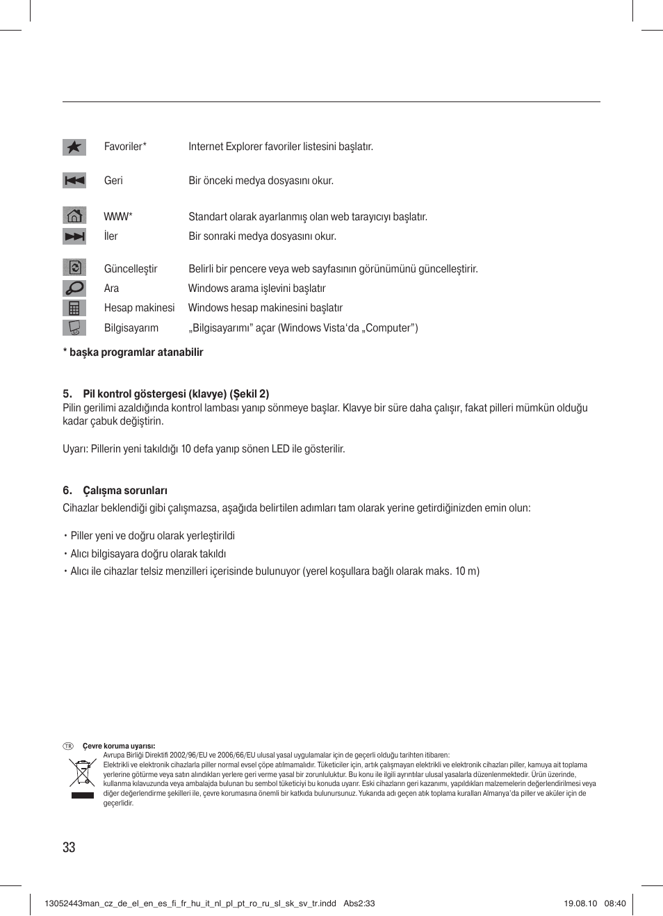 Hama RF 3000 User Manual | Page 36 / 38