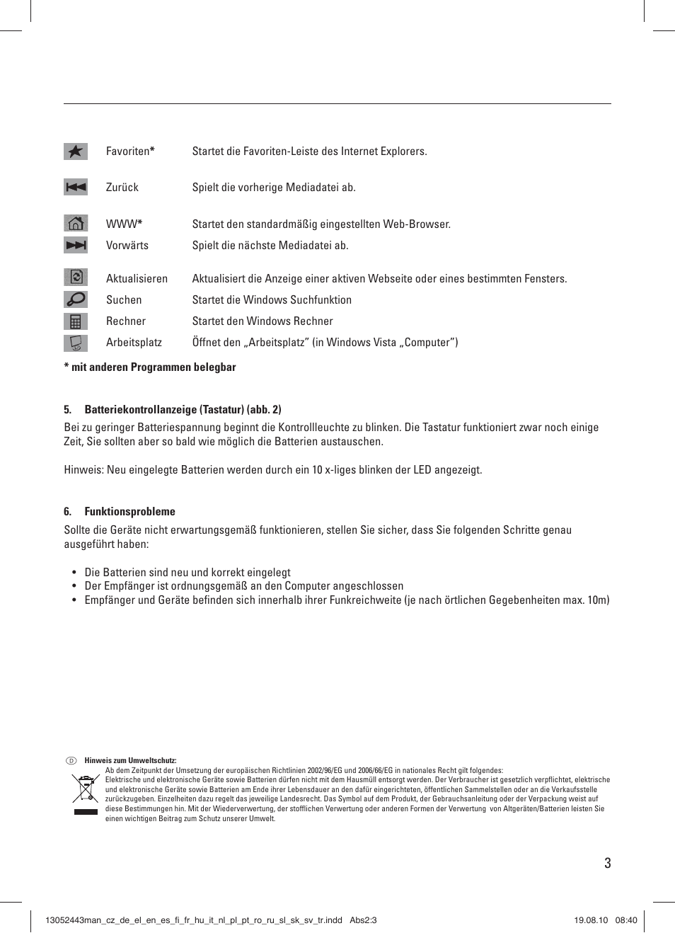 Hama RF 3000 User Manual | Page 6 / 38