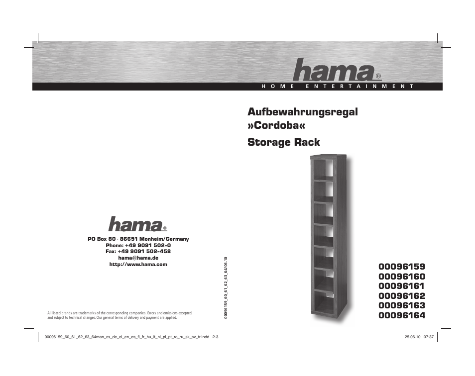 Hama Cordoba User Manual | 21 pages