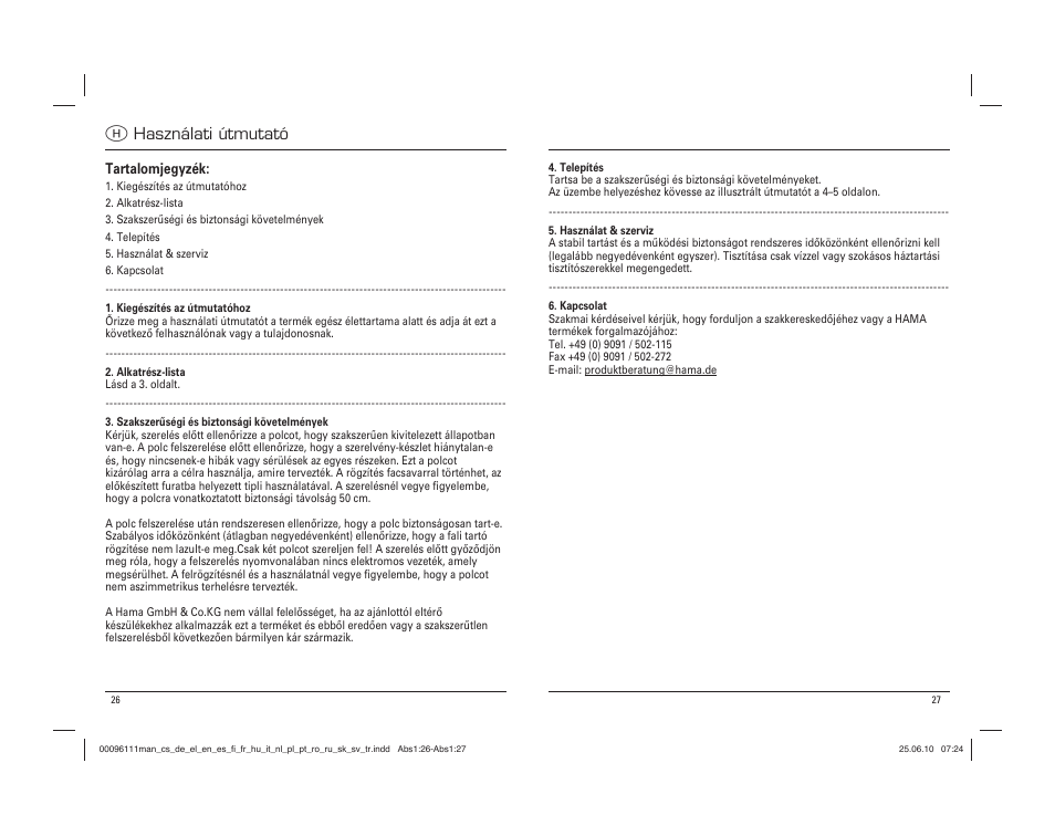 H használati útmutató | Hama Storage Container User Manual | Page 14 / 20