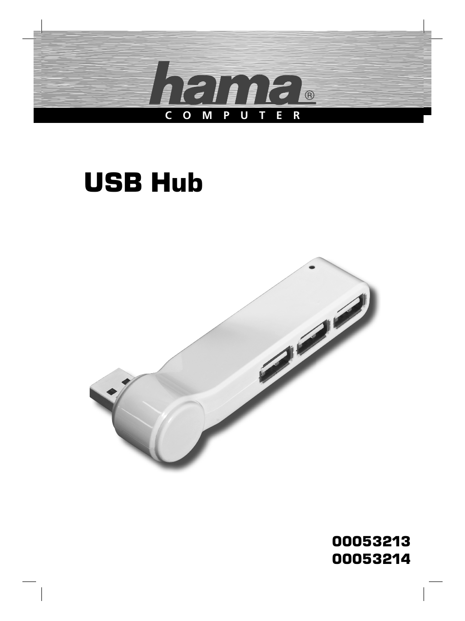 Usb hub | Hama USB 2.0 Hub 1:3 User Manual | Page 2 / 14