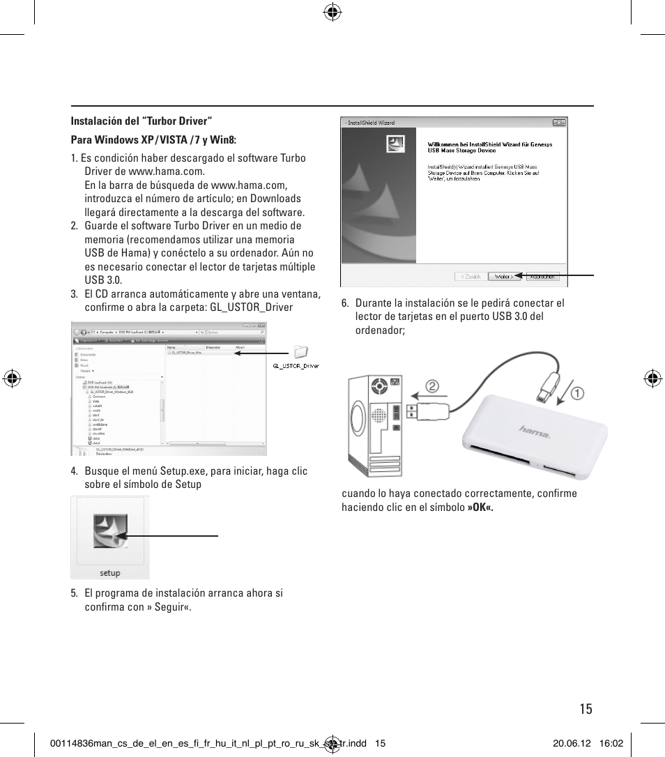 Hama Card Reader SuperSpeed Slim User Manual | Page 15 / 70