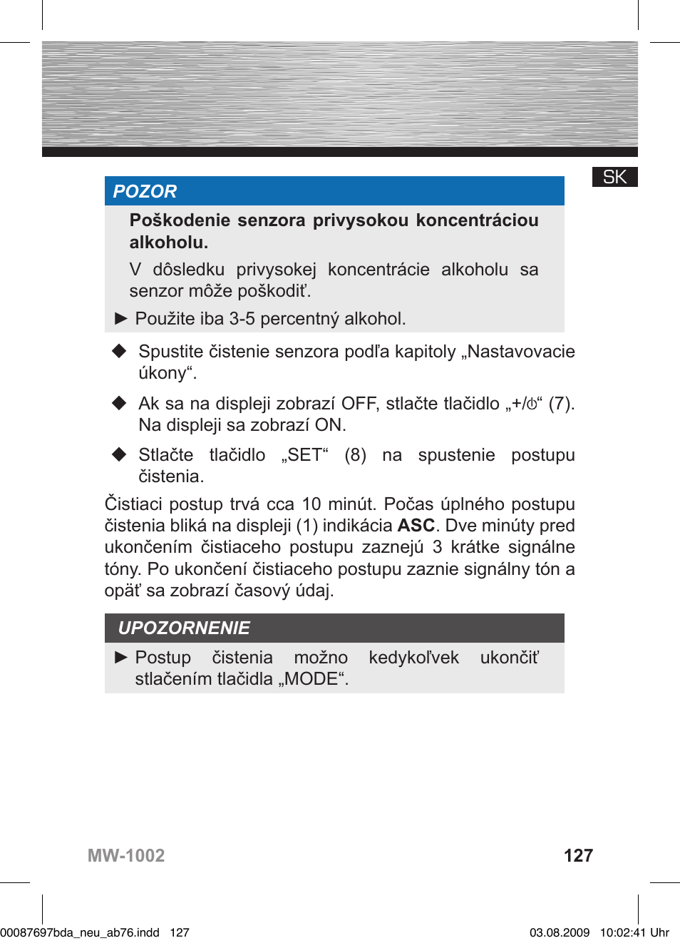 Hama MW1002 User Manual | Page 127 / 156