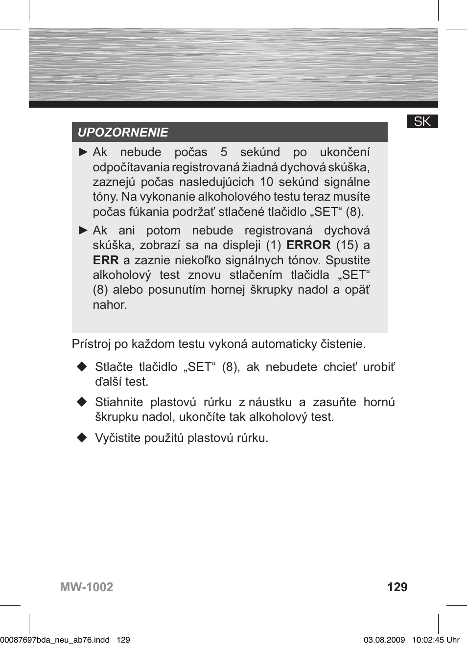 Hama MW1002 User Manual | Page 129 / 156