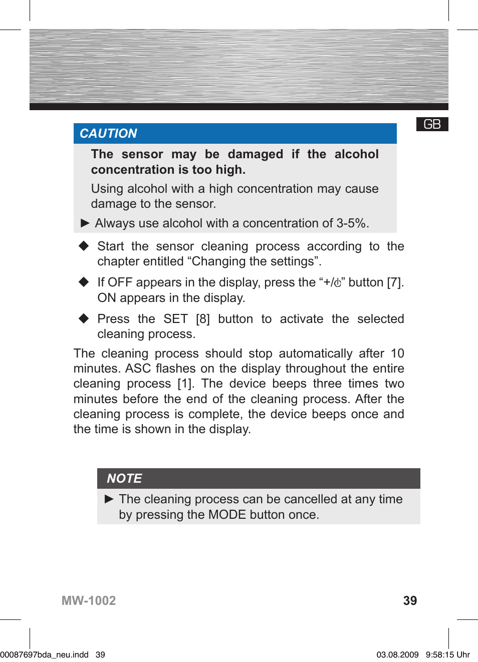 Hama MW1002 User Manual | Page 39 / 156