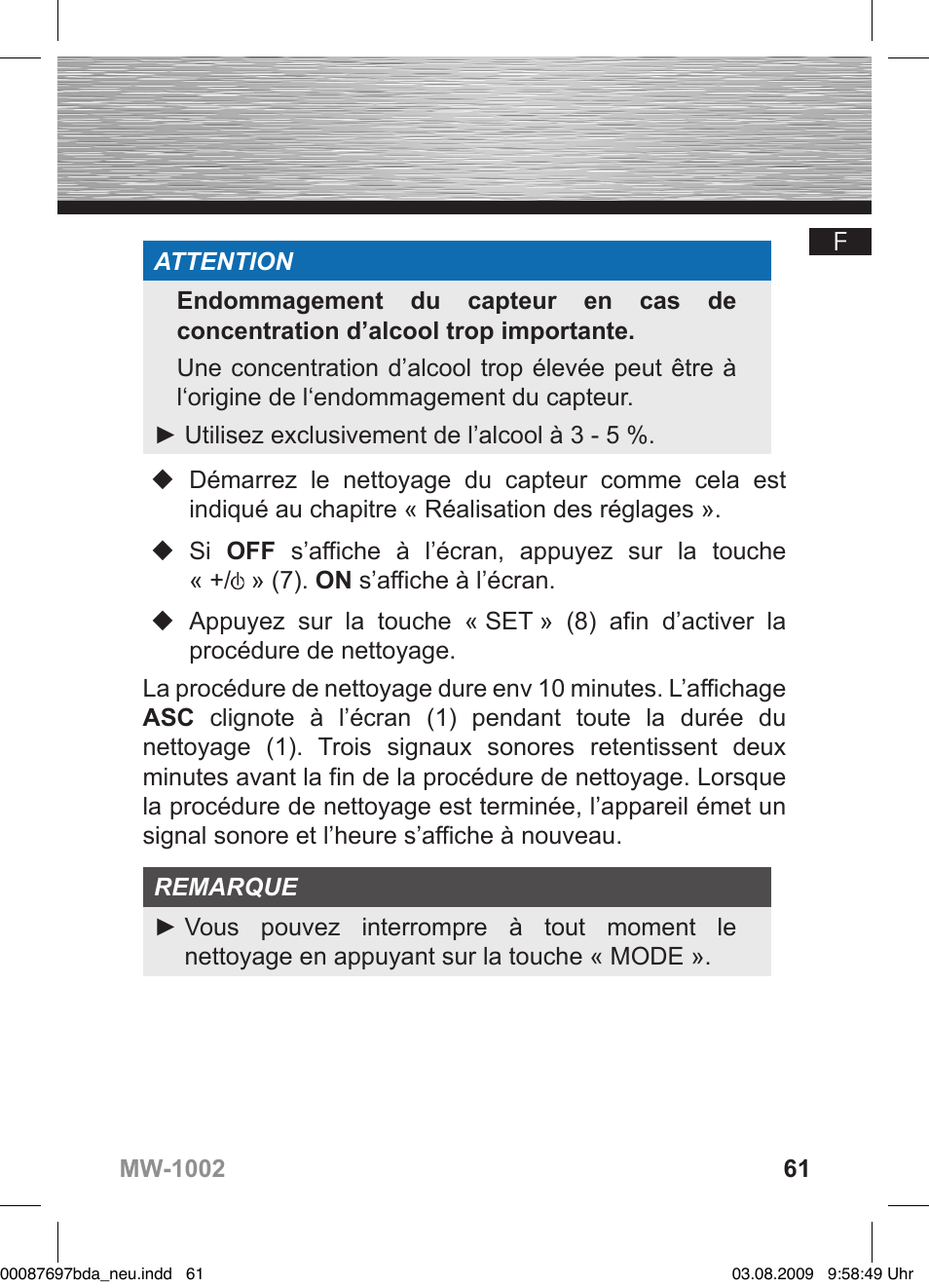 Hama MW1002 User Manual | Page 61 / 156