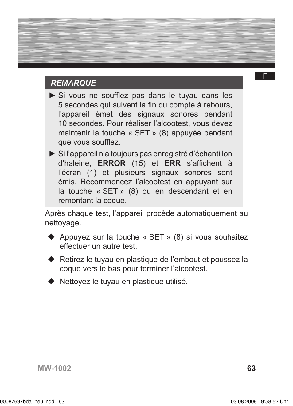 Hama MW1002 User Manual | Page 63 / 156