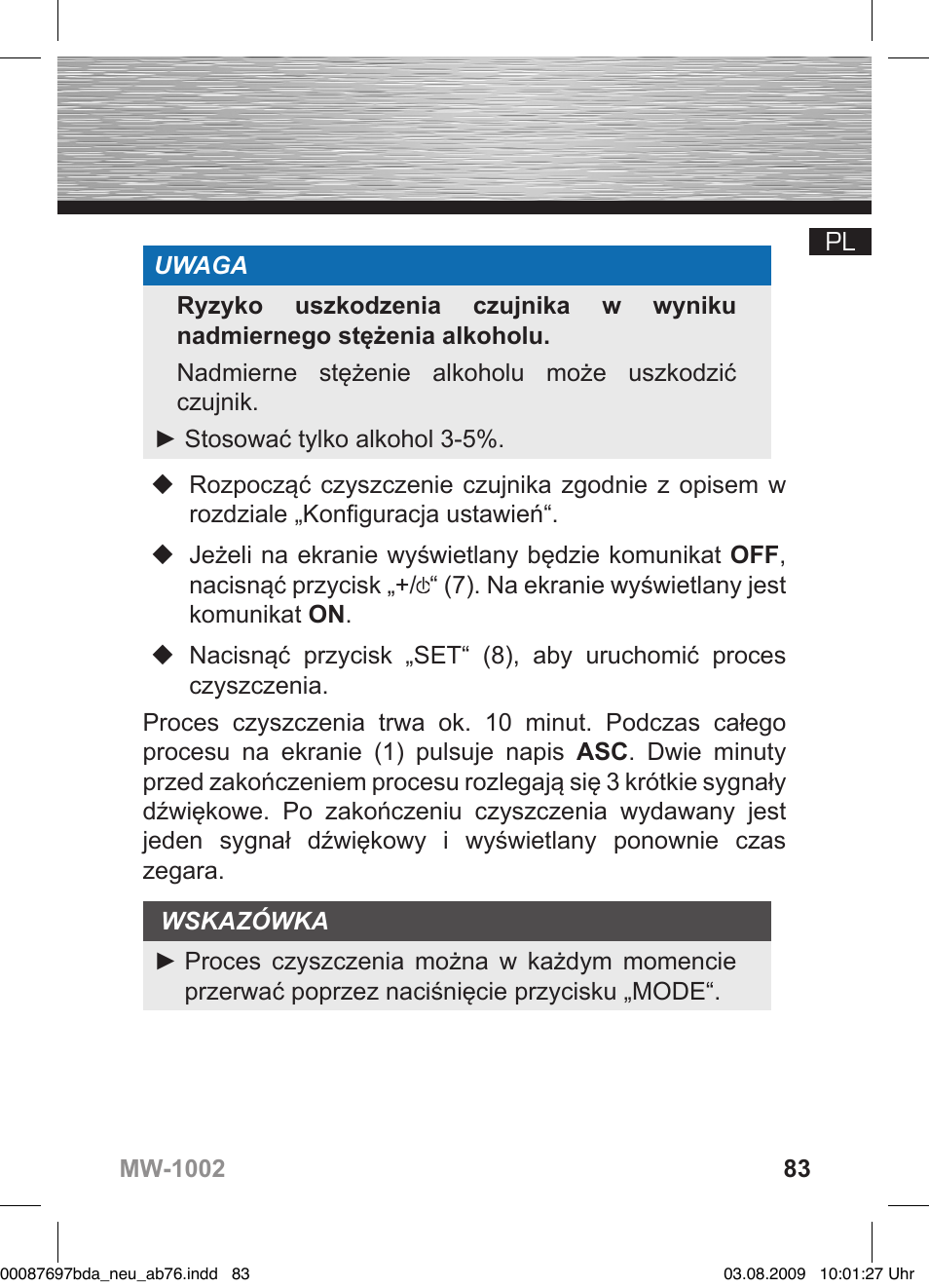 Hama MW1002 User Manual | Page 83 / 156