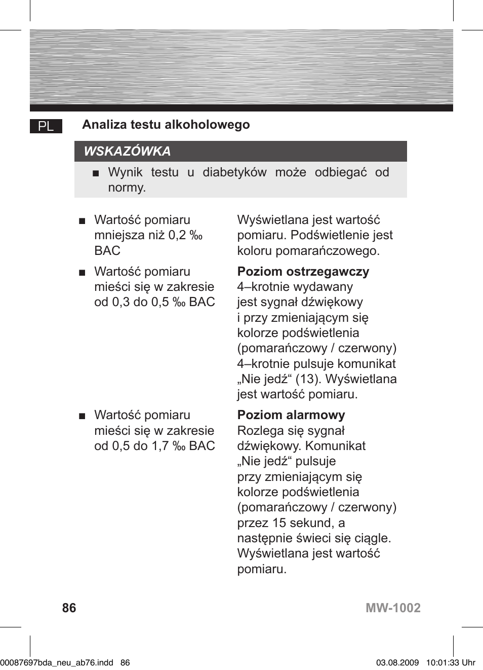 D bedienungsanleitung | Hama MW1002 User Manual | Page 86 / 156