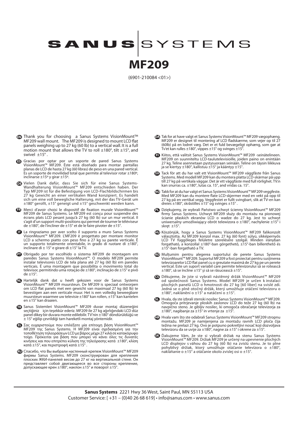 Hama MF209-B2 User Manual | 26 pages