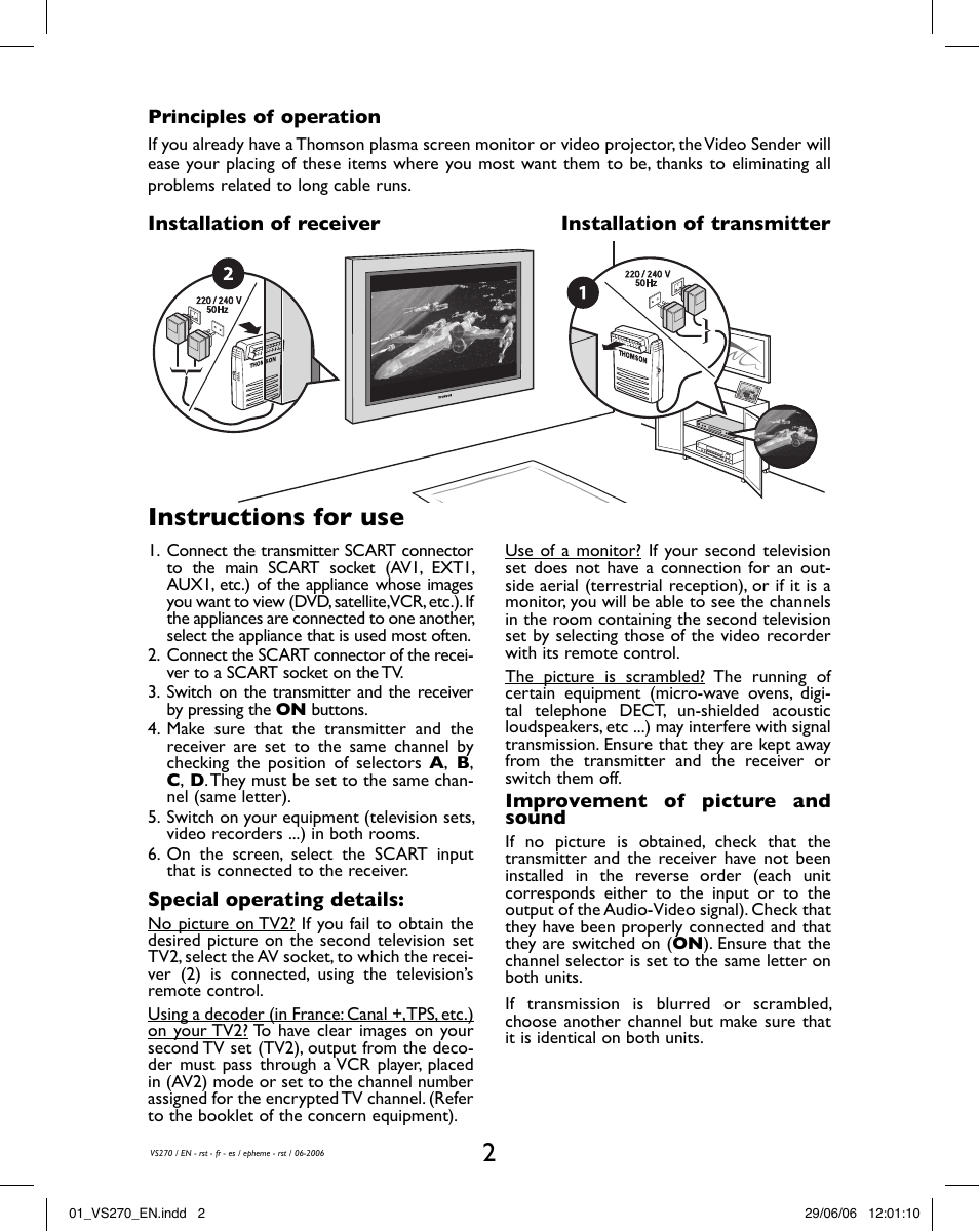 Instructions for use | Hama VS270 User Manual | Page 4 / 32