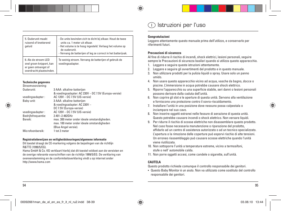 I istruzioni per l‘uso | Hama BC-400D User Manual | Page 48 / 75