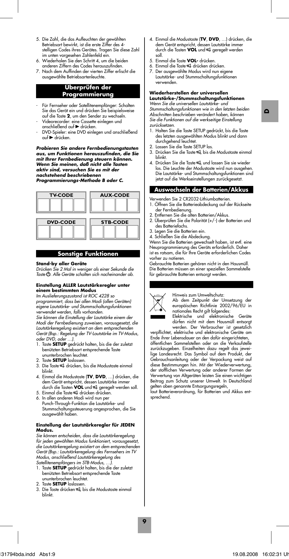 Hama ROC4228 User Manual | Page 14 / 54