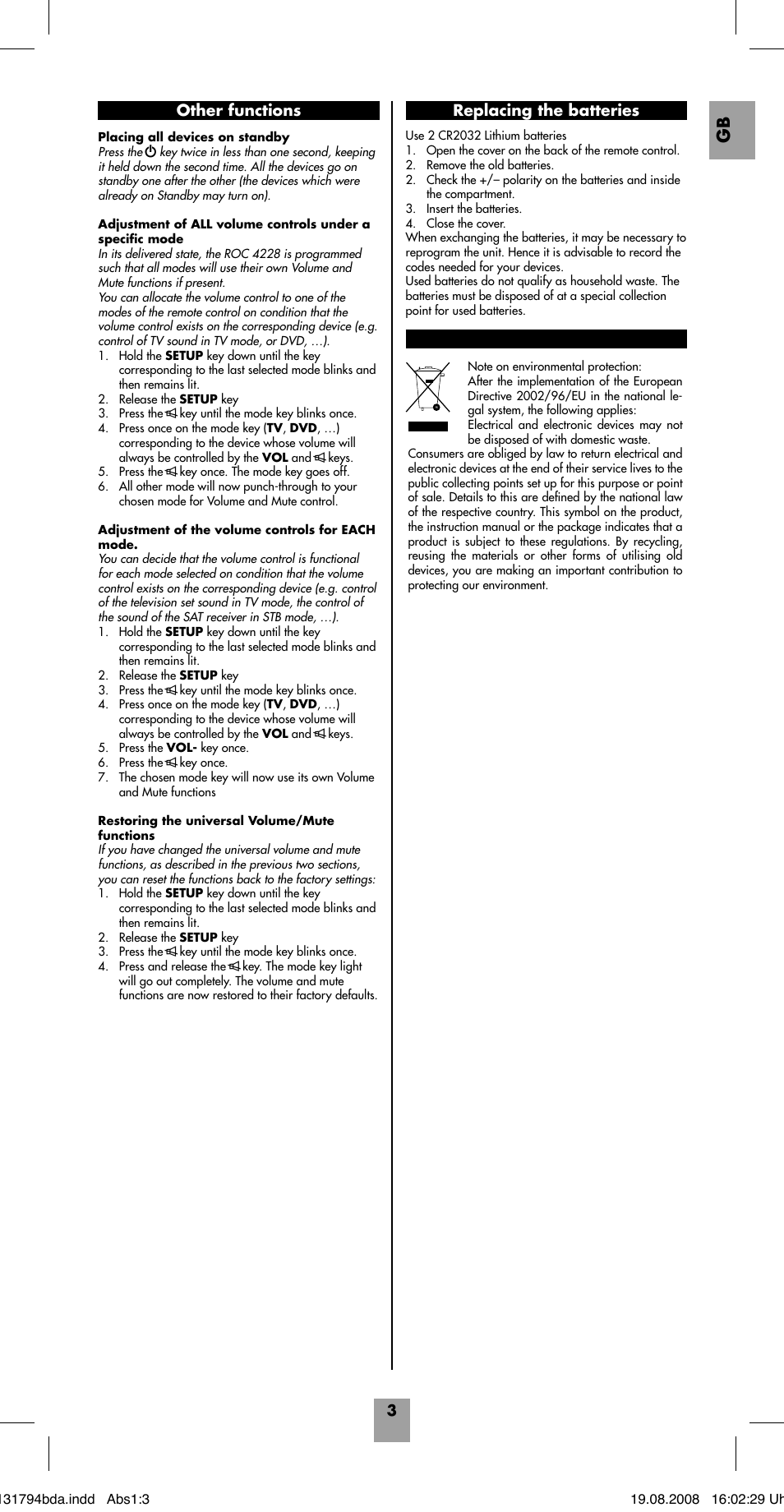 Hama ROC4228 User Manual | Page 8 / 54