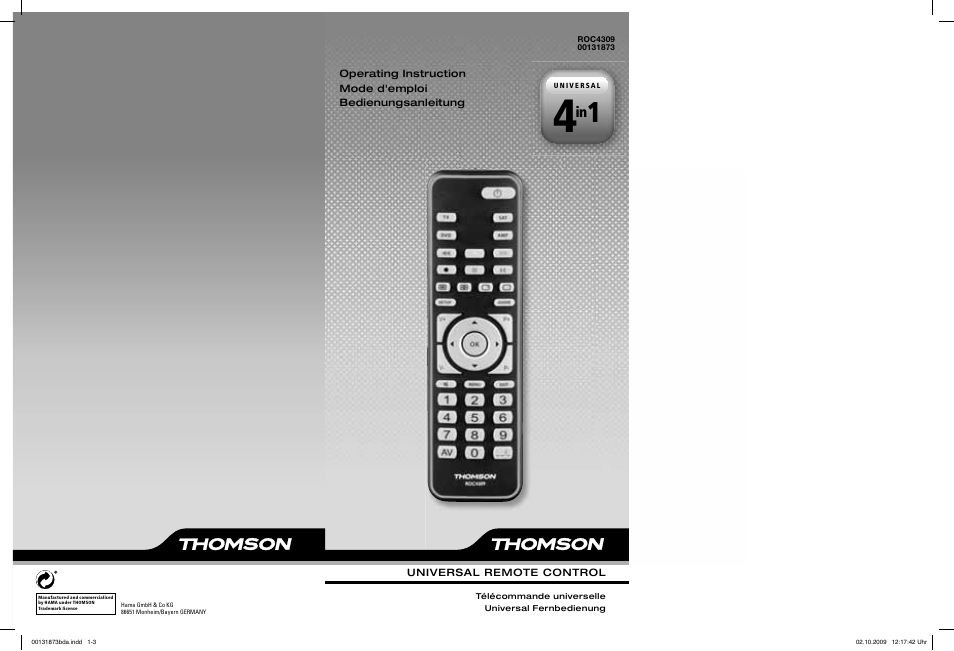 Hama ROC4309 User Manual | 26 pages