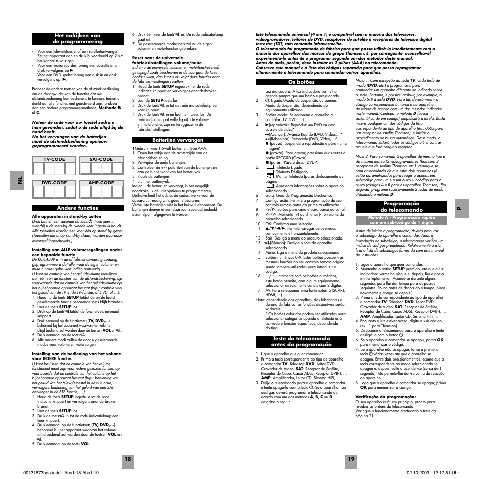 Nl p | Hama ROC4309 User Manual | Page 11 / 26