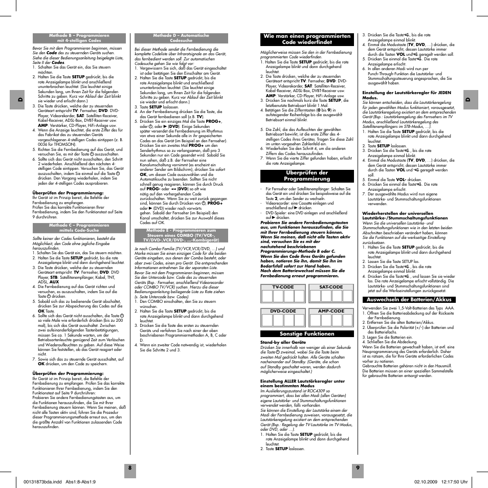 Hama ROC4309 User Manual | Page 6 / 26