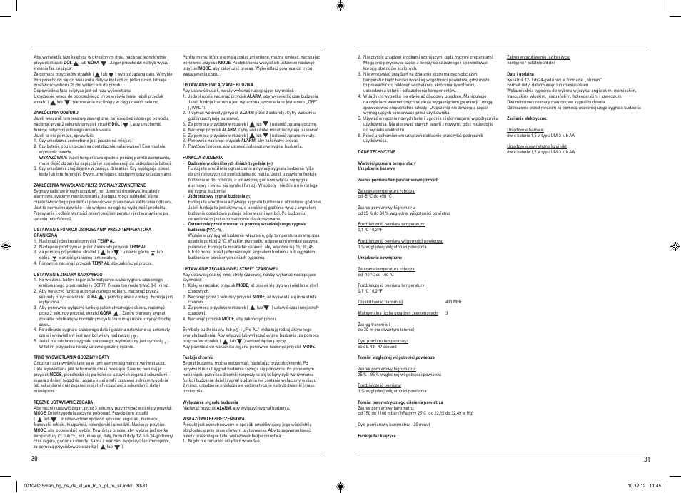 Hama EWS-390 User Manual | Page 16 / 27