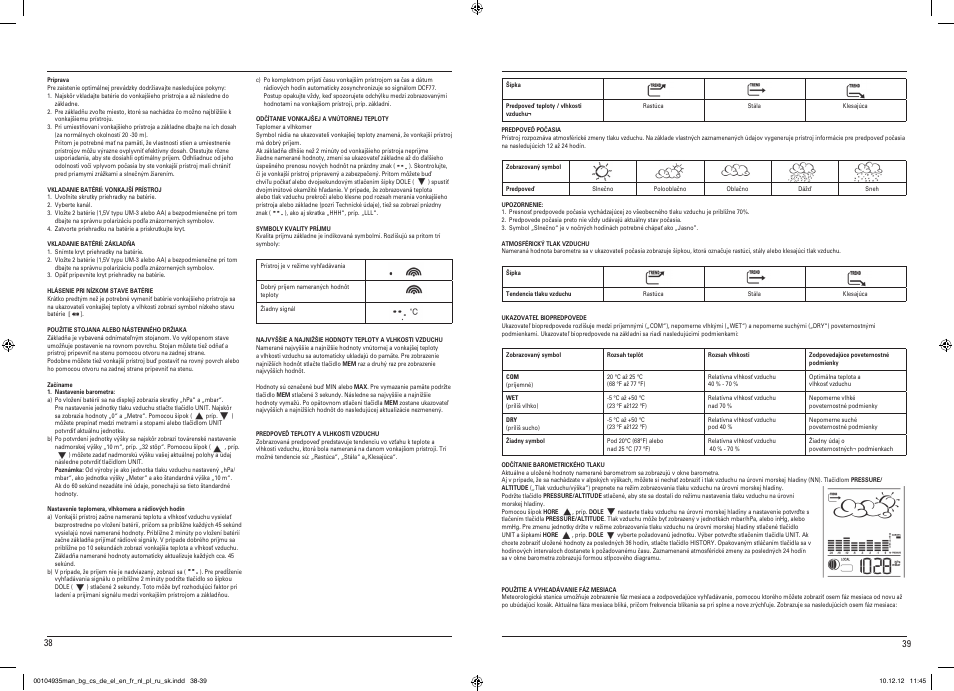 Hama EWS-390 User Manual | Page 20 / 27