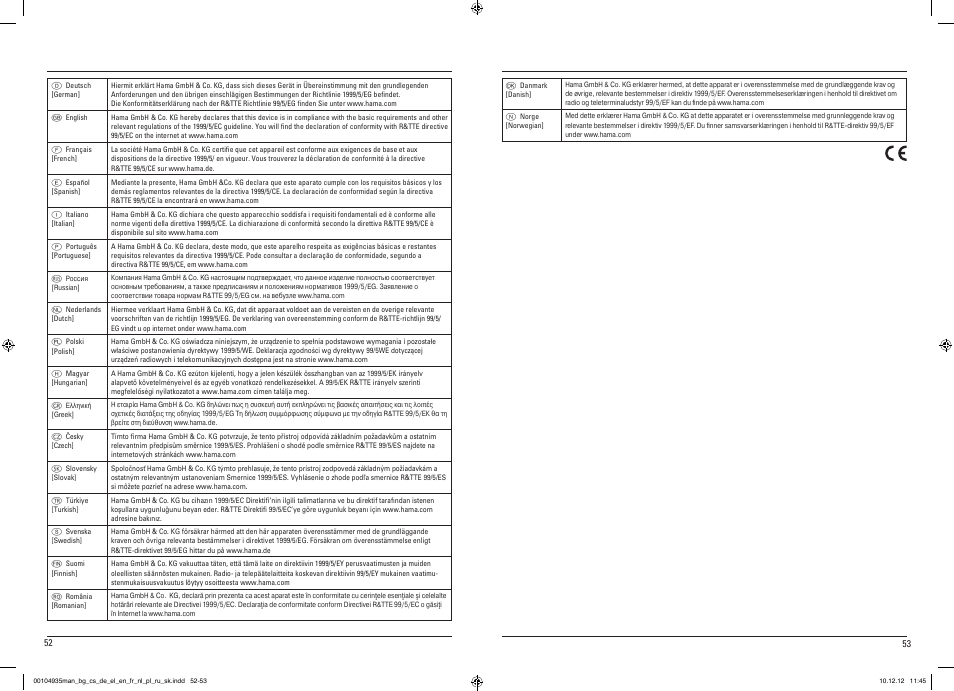 Hama EWS-390 User Manual | Page 27 / 27