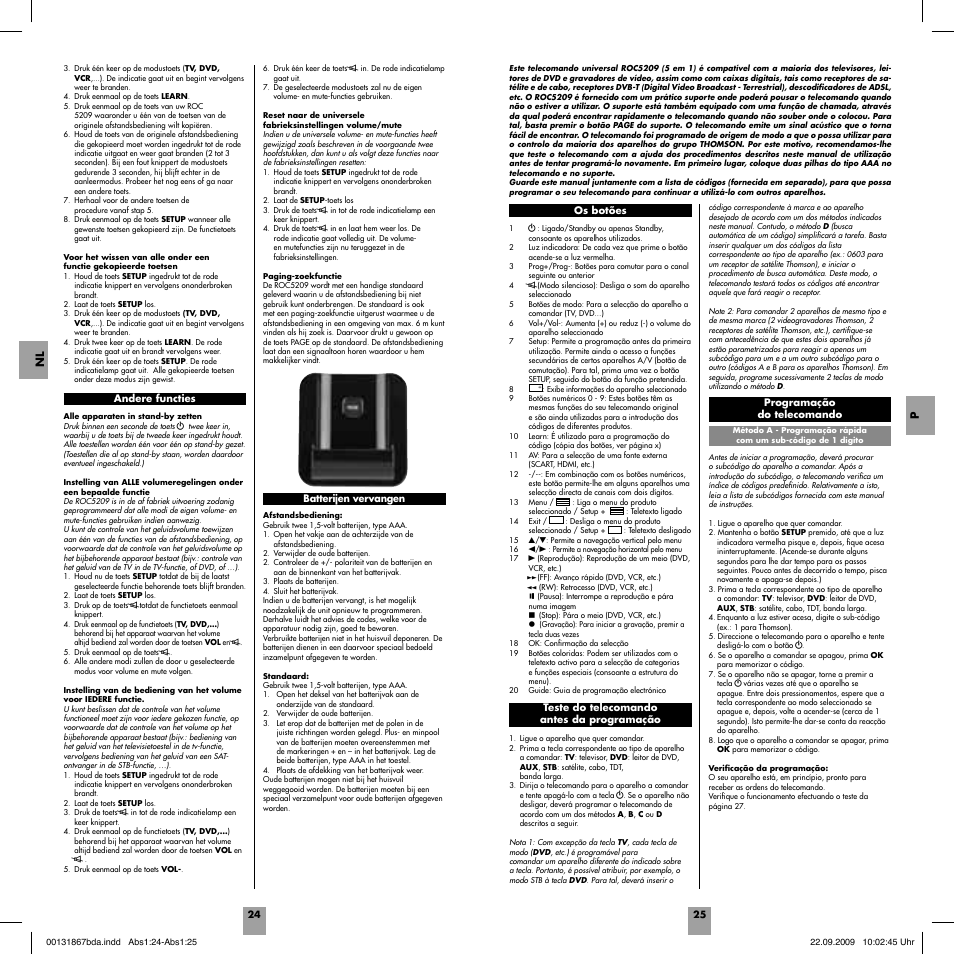 Nl p | Hama ROC5209 User Manual | Page 14 / 34