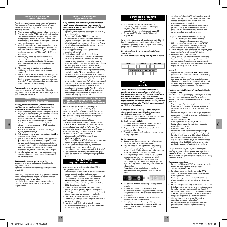 Hama ROC5209 User Manual | Page 21 / 34