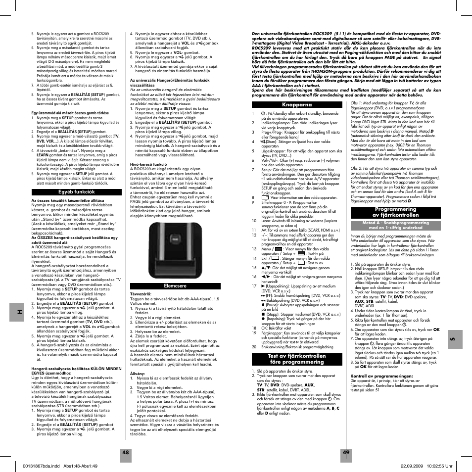 Hama ROC5209 User Manual | Page 26 / 34