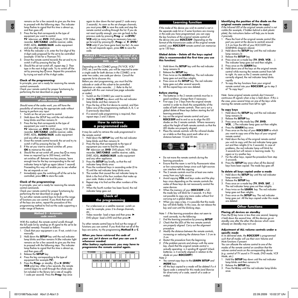 Hama ROC5209 User Manual | Page 3 / 34