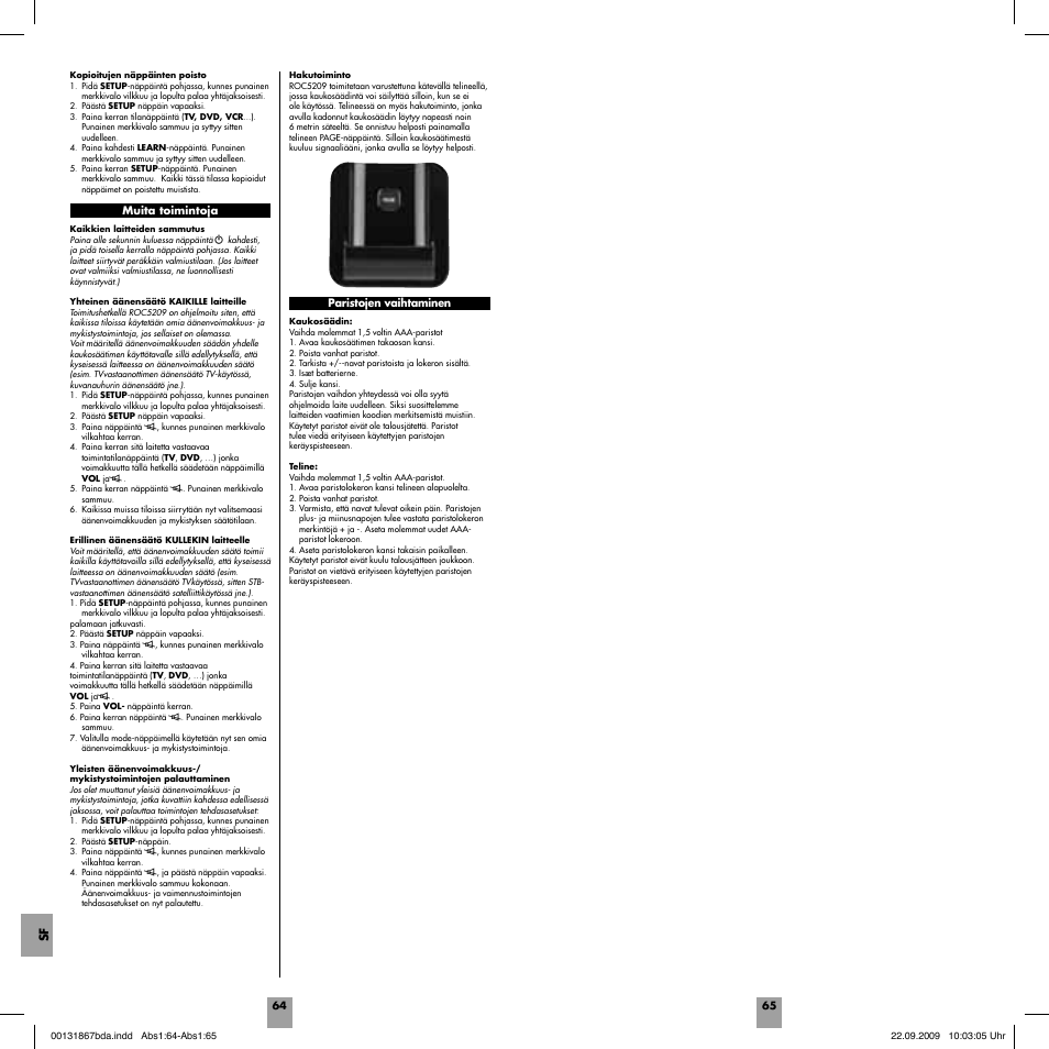 Hama ROC5209 User Manual | Page 34 / 34