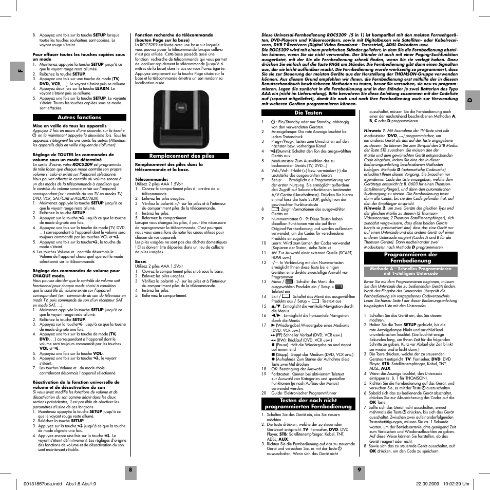 Hama ROC5209 User Manual | Page 6 / 34