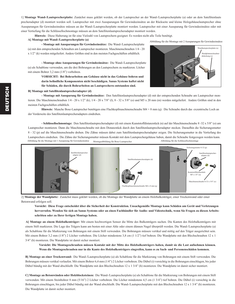 Deutsch | Hama WMS3 User Manual | Page 10 / 26