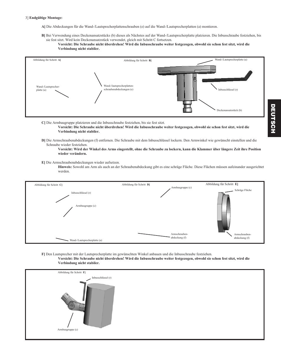 Deutsch | Hama WMS3 User Manual | Page 11 / 26