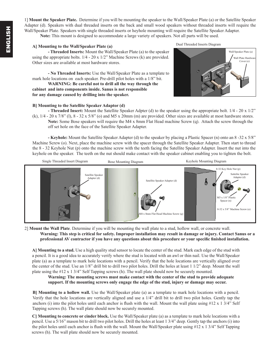 English | Hama WMS3 User Manual | Page 4 / 26