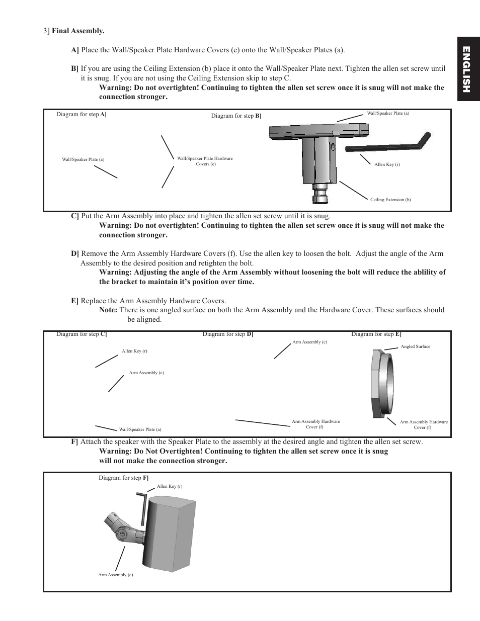 English | Hama WMS3 User Manual | Page 5 / 26