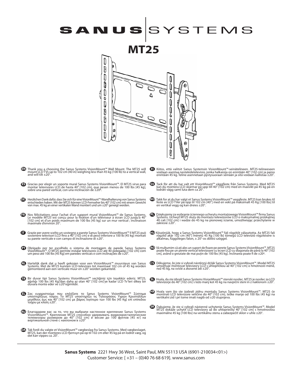 Hama MT25 User Manual | 16 pages