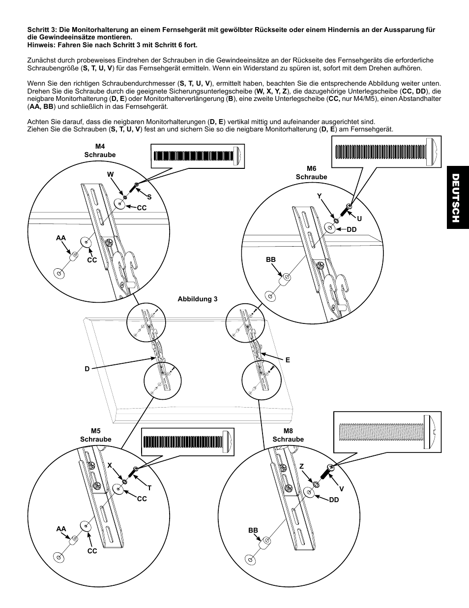 Deutsch | Hama VMPL3 User Manual | Page 27 / 82