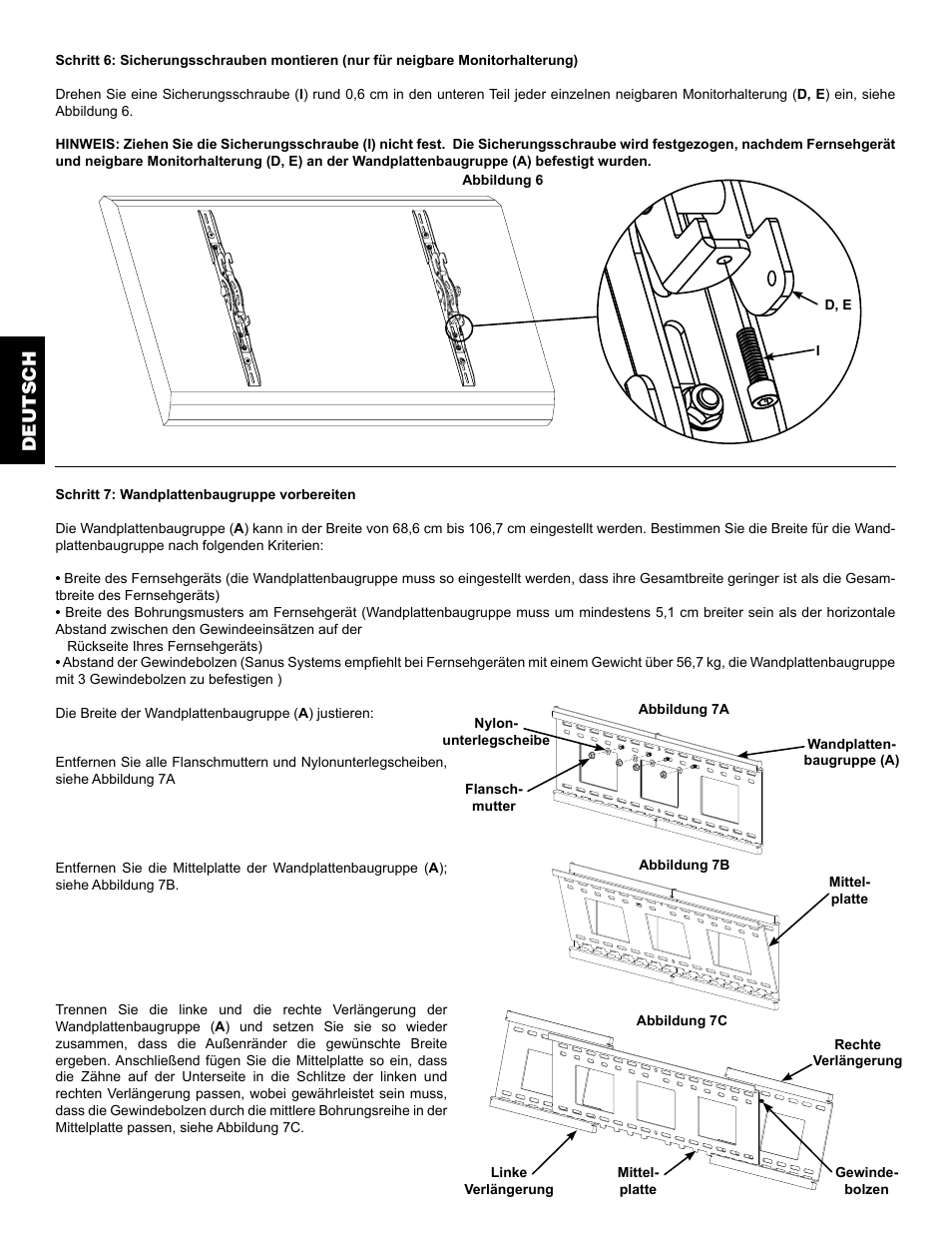 Deutsch | Hama VMPL3 User Manual | Page 30 / 82
