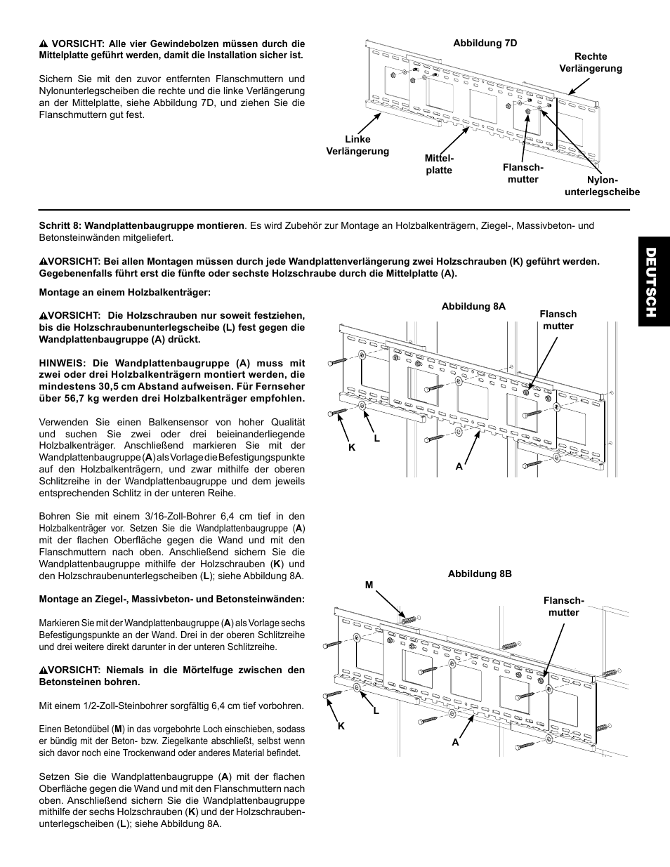 Deutsch | Hama VMPL3 User Manual | Page 31 / 82