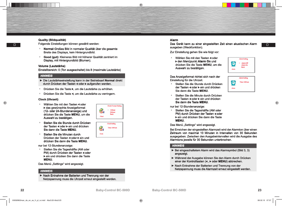 Hama BC-500D User Manual | Page 12 / 85