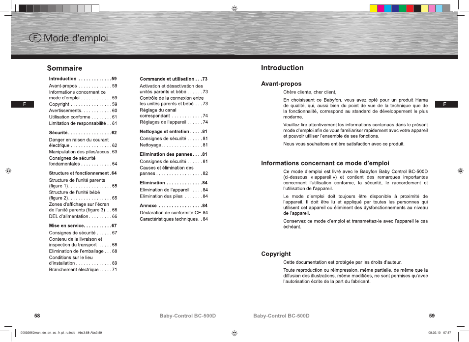 Hama BC-500D User Manual | Page 30 / 85