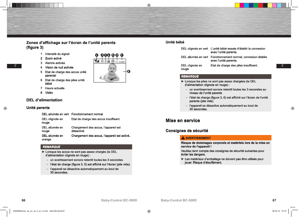 Mise en service | Hama BC-500D User Manual | Page 34 / 85