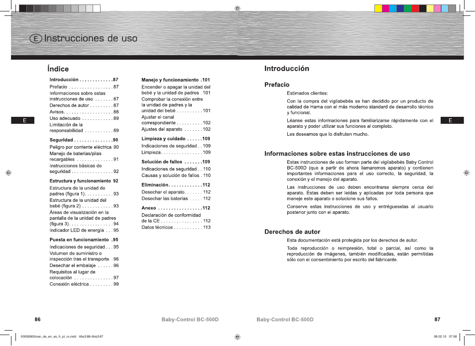 Hama BC-500D User Manual | Page 44 / 85