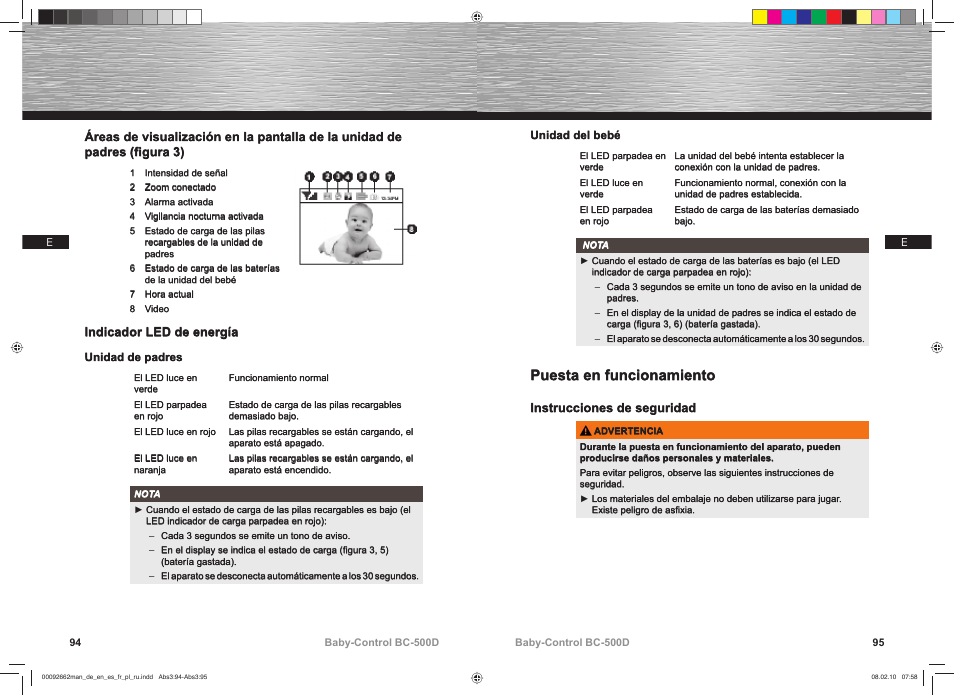 Puesta en funcionamiento | Hama BC-500D User Manual | Page 48 / 85