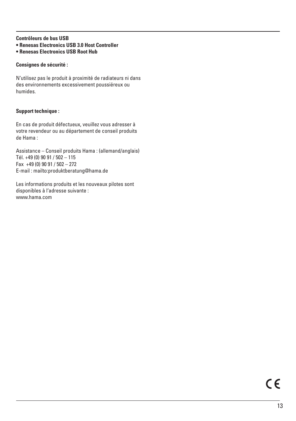 Hama ExpressCard USB 3.0 User Manual | Page 13 / 72