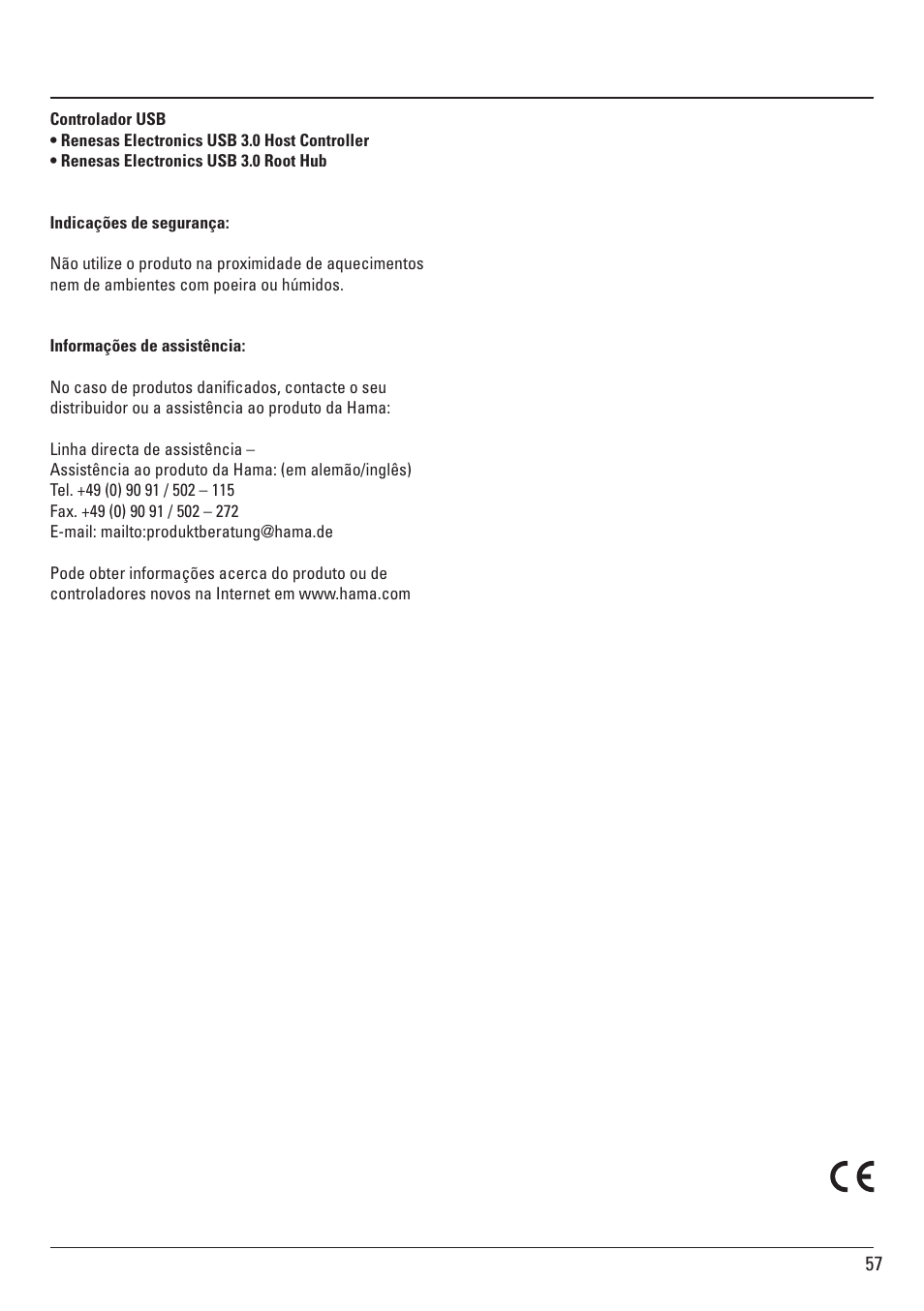 Hama ExpressCard USB 3.0 User Manual | Page 57 / 72