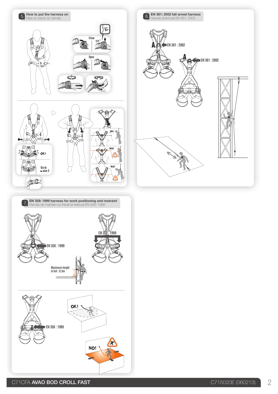 Drawings | Petzl AVAO BOD CROLL FAST User Manual | Page 2 / 24